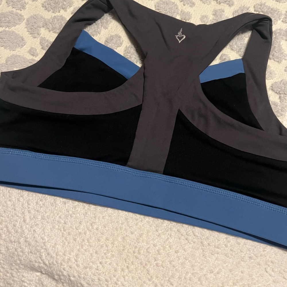 Torrid Black and Blue Sports Bra - Picture 3 of 4
